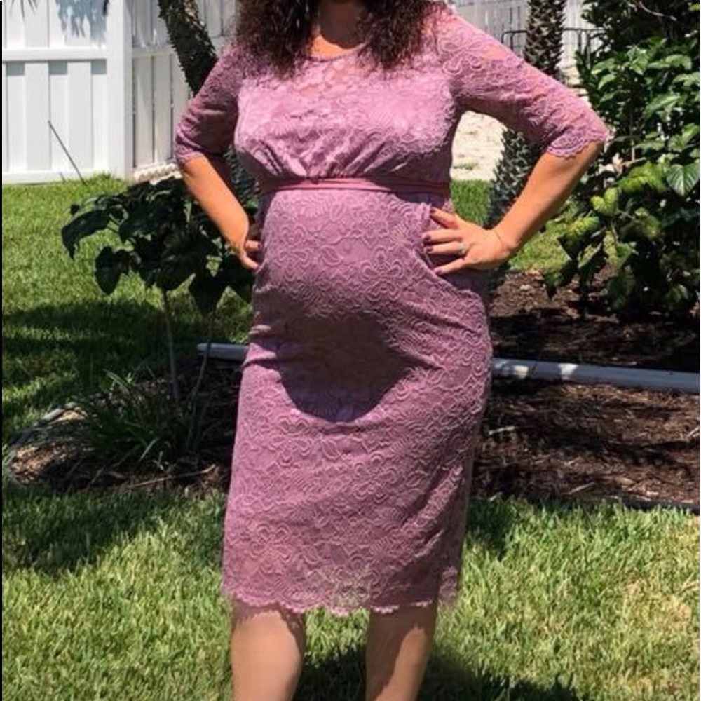 Baby shower maternity dress